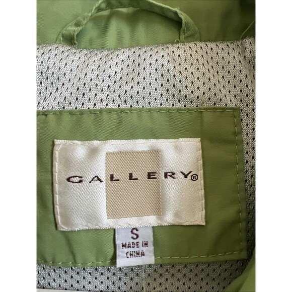 Vintage Gallery Women’s Green Belted Hooded Jacket - Small - Picture 12 of 14